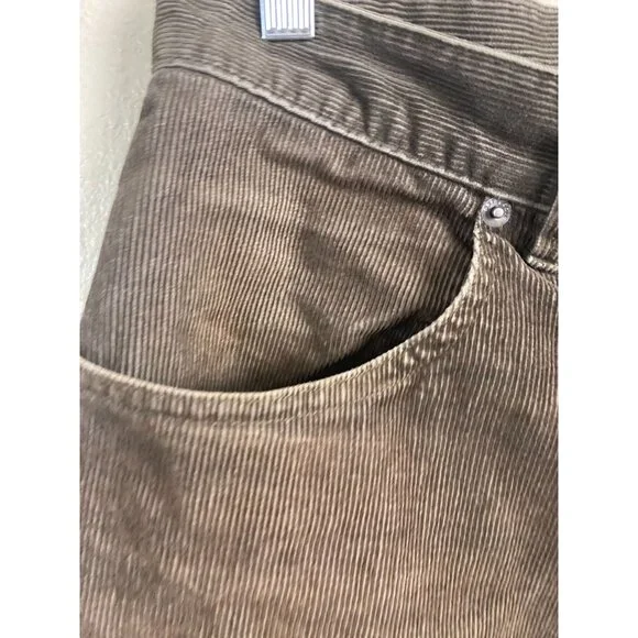 Patagonia Organic Cotton Brown Corduroy Pants Men size 33 Classic 31" - Picture 15 of 16
